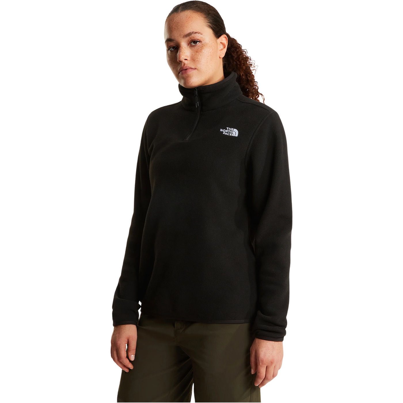 2026 The North Face Womens Glacier Fleece 1/4 Zip NF0A8D2J - Black